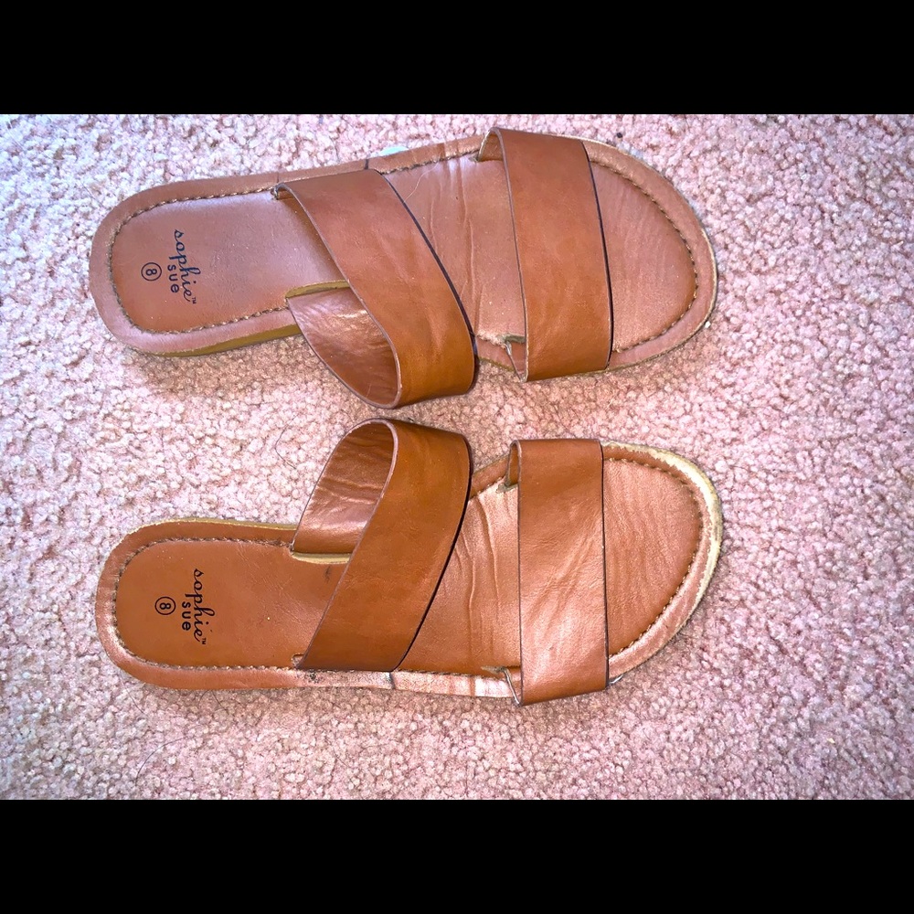 comfy slip on sandals